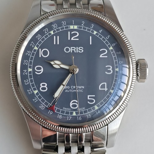 Oris big crown - crown, pointer