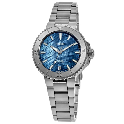 New oris aquis date - new,