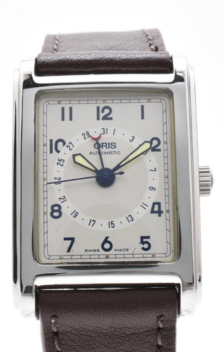 Oris rectangular pointer date - oris,